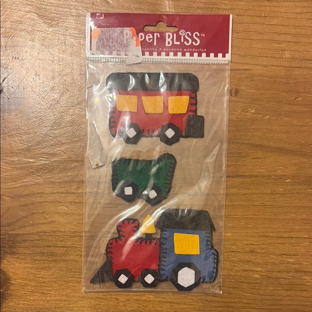 Colorful Train Felt Stickers